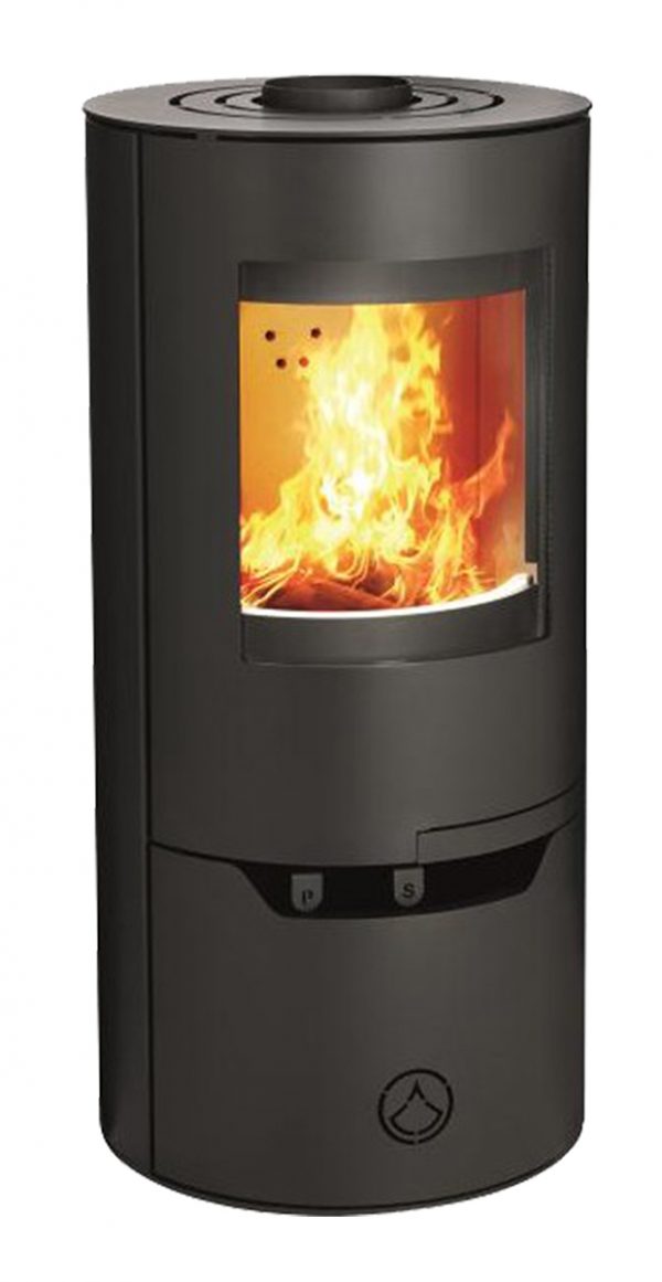 Poêle à Bois Acier Raccordable URANUS