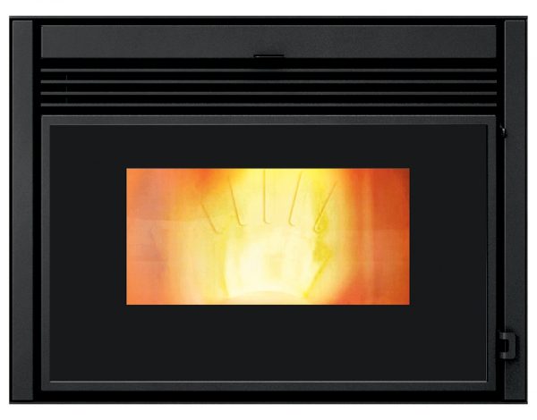 INSERT À GRANULÉS NACRE 80 – 9 kW – trappe