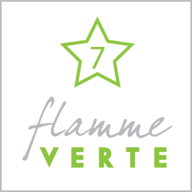 Logo Flamme Verte 7 étoiles